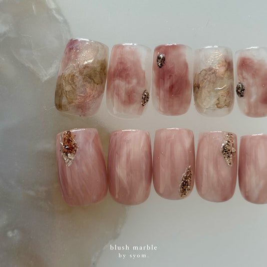 blush marble