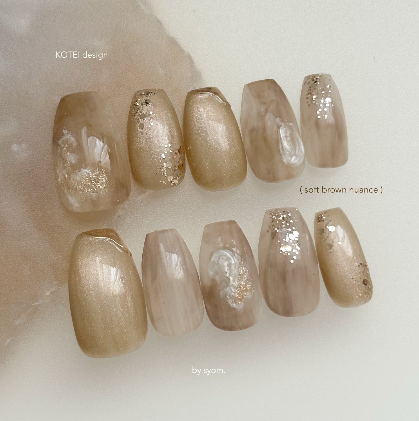 soft brown nuance