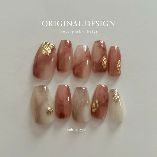 moya pink × beige