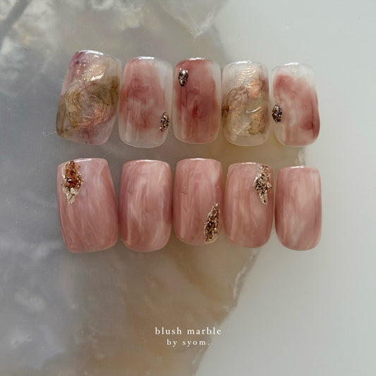 blush marble