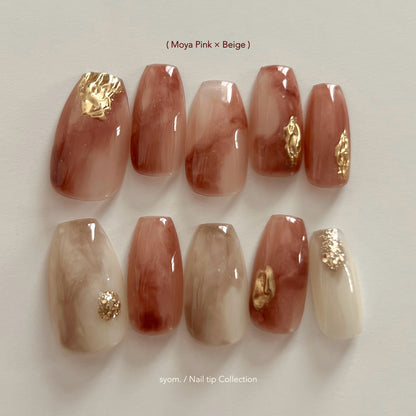 moya pink × beige