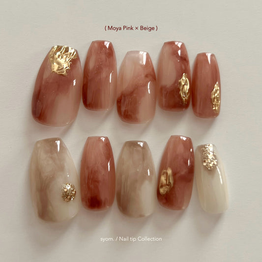 moya pink × beige