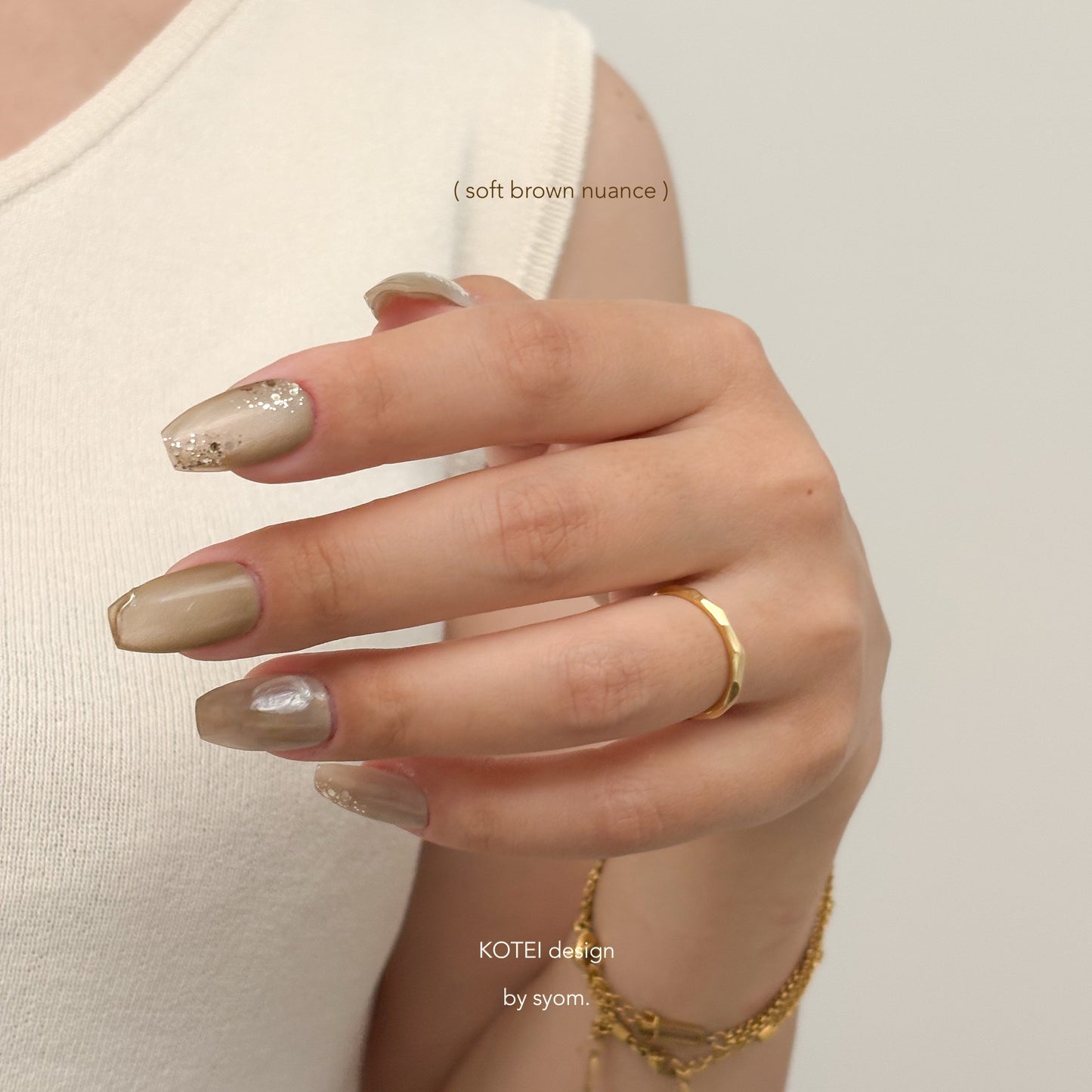 soft brown nuance