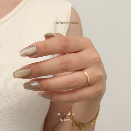 soft brown nuance