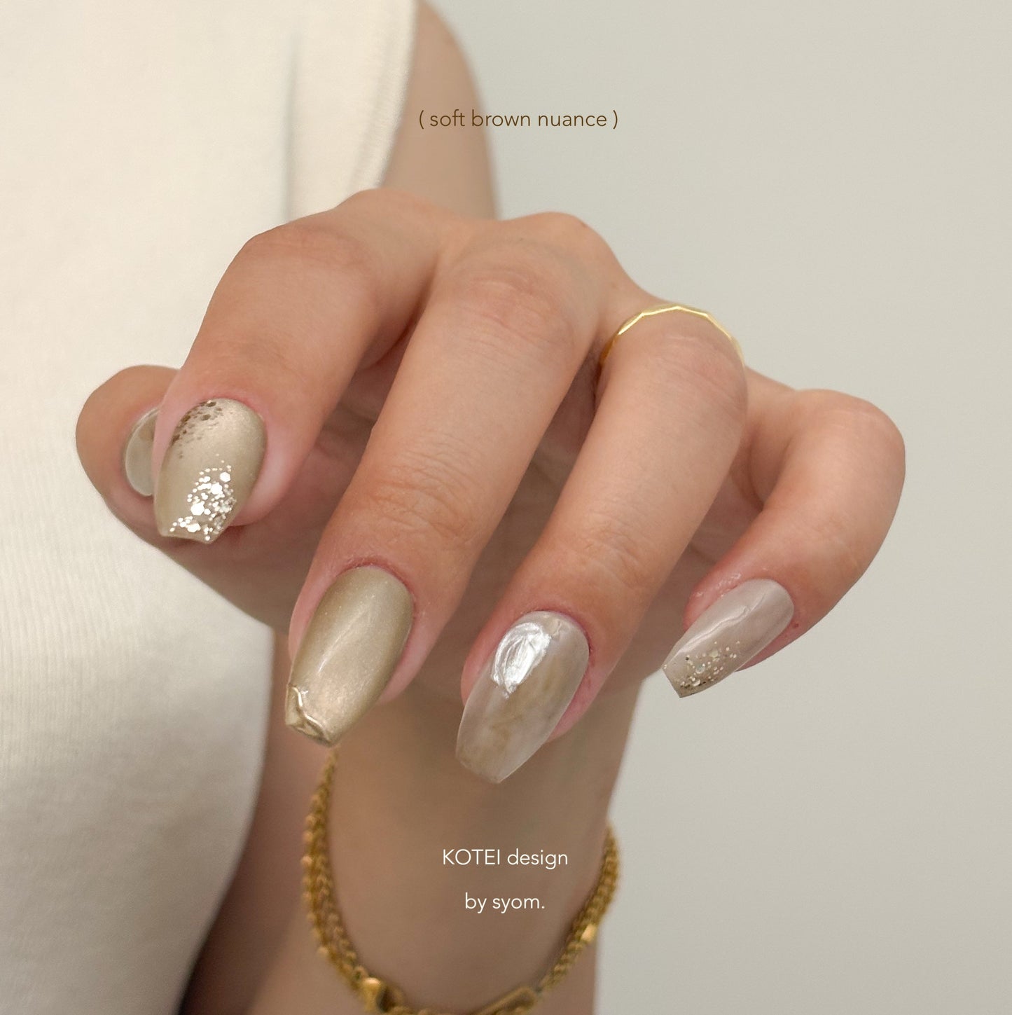 soft brown nuance