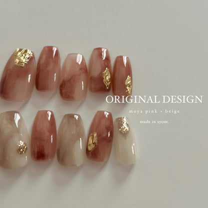 moya pink × beige